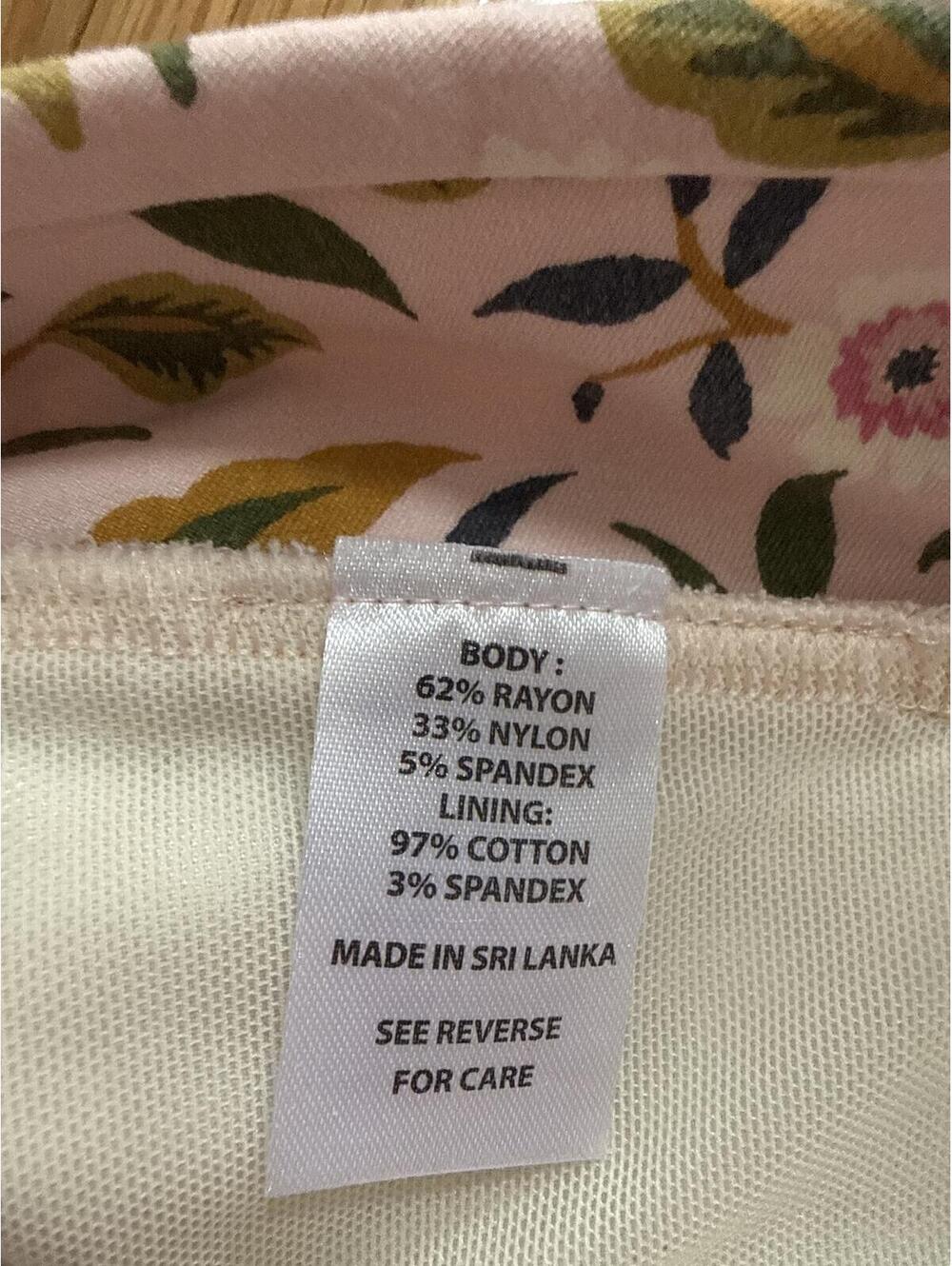 Spartina 449 Floral Print Stretch Pants Size XL - Picture 7 of 7